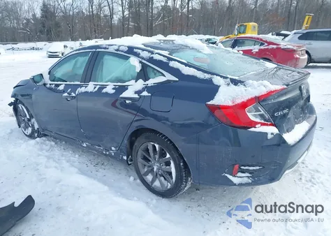 2020 Honda Civic Ex z USA, uszkodzony, nr VIN 19XFC1F36LE206234